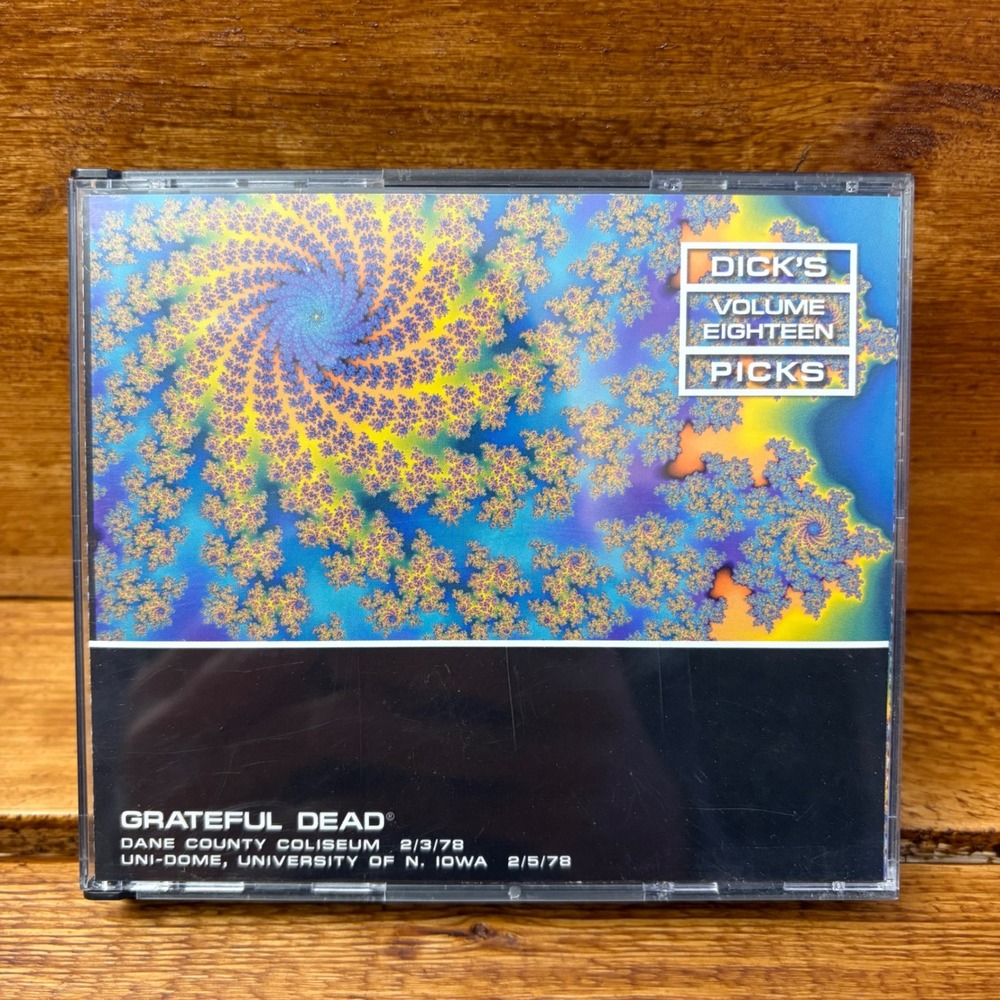 Grateful Dead Dicks Picks Vol 18 CD Set Dane County Coliseum N. Iowa 1978 READ